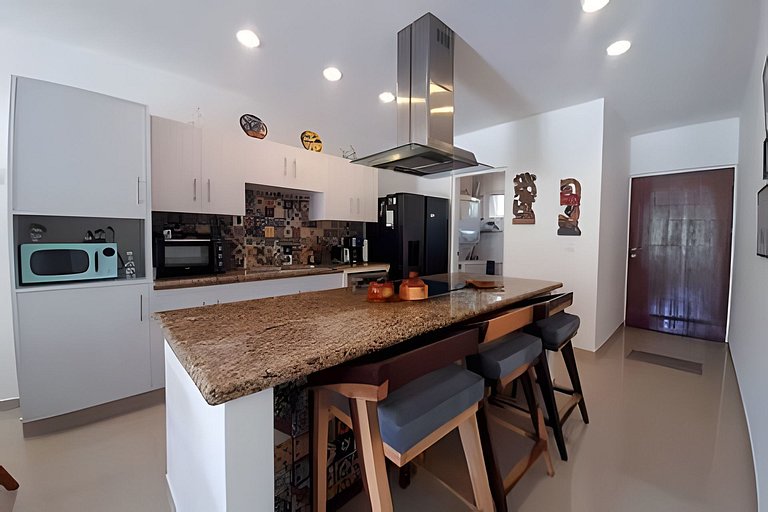 Joyol Ha 107, Lagoon view, 3-min walk to Beach