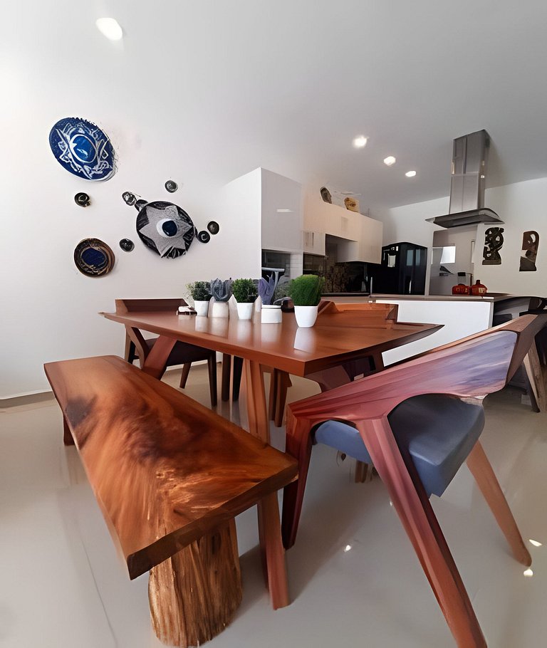 Joyol Ha 107, Lagoon view, 3-min walk to Beach