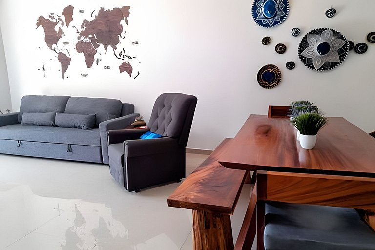 Joyol Ha 107, Lagoon view, 3-min walk to Beach