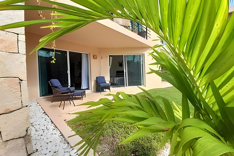 Joyol Ha 107, Lagoon view, 3-min walk to Beach