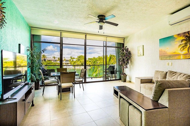Hermosa estancia de 3 dormitorios en la laguna y a solo 76 m